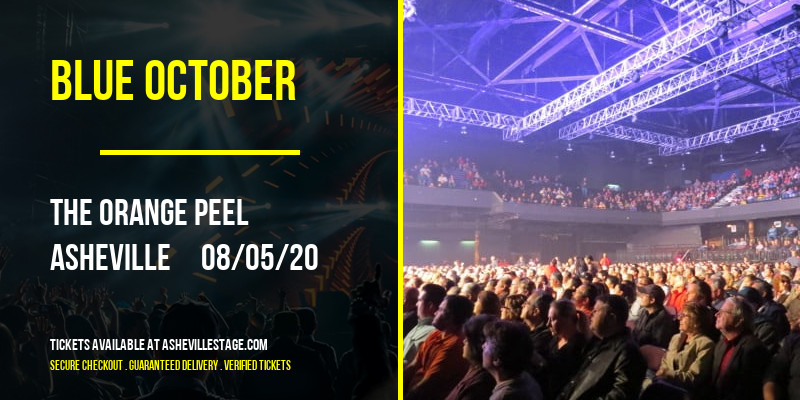 Blue October at The Orange Peel tickets Blue October at The Orange Peel