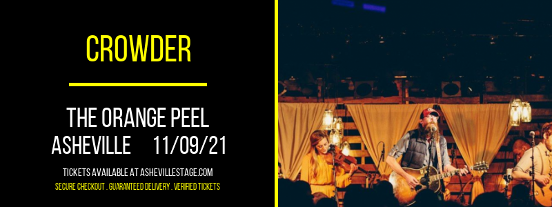 Crowder at The Orange Peel tickets Crowder at The Orange Peel