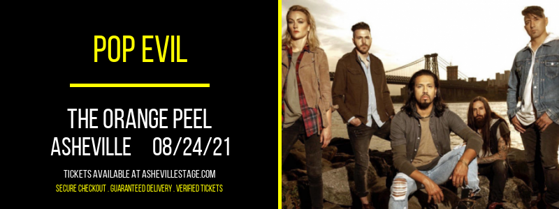 Pop Evil at The Orange Peel tickets Pop Evil at The Orange Peel