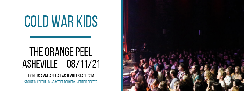 Cold War Kids at The Orange Peel tickets Cold War Kids at The Orange Peel
