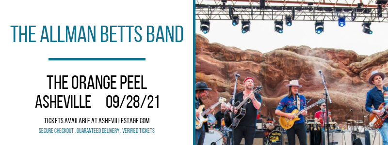 The Allman Betts Band at The Orange Peel tickets The Allman Betts Band at The Orange Peel