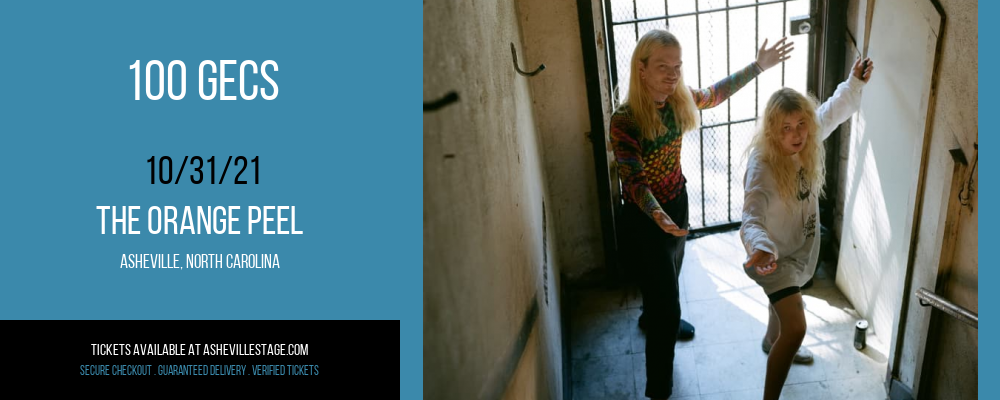 100 Gecs at The Orange Peel tickets 100 Gecs at The Orange Peel