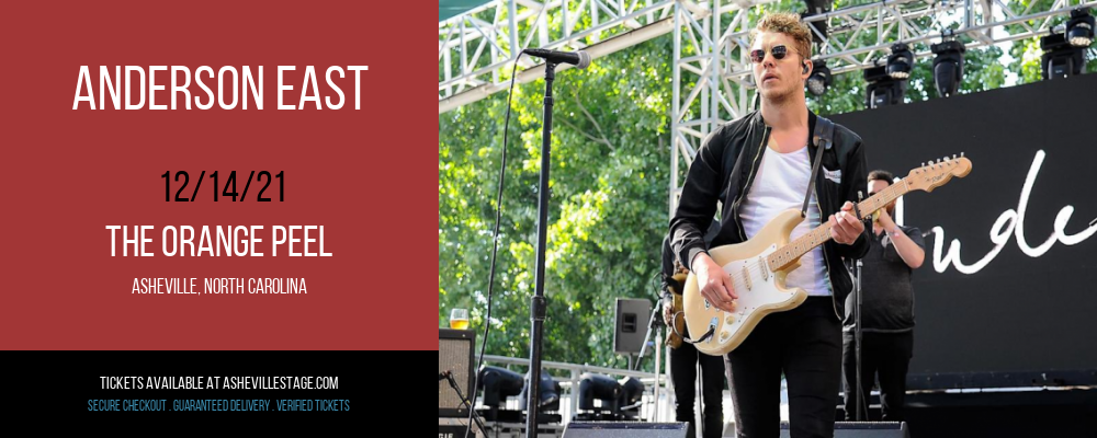 Anderson East at The Orange Peel tickets Anderson East at The Orange Peel