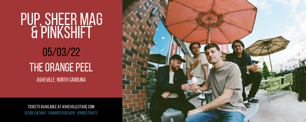 Pup, Sheer Mag & Pinkshift at The Orange Peel tickets Pup, Sheer Mag & Pinkshift at The Orange Peel