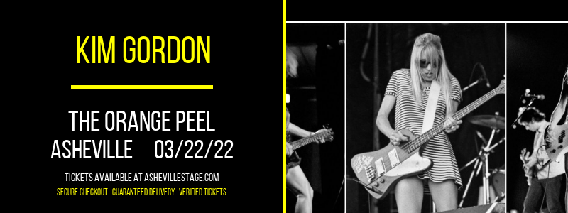 Kim Gordon at The Orange Peel tickets Kim Gordon at The Orange Peel