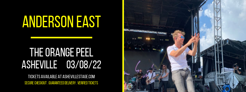 Anderson East at The Orange Peel tickets Anderson East at The Orange Peel
