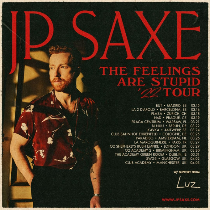 JP Saxe [CANCELLED] at The Orange Peel