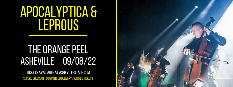 Apocalyptica & Leprous at The Orange Peel tickets Apocalyptica & Leprous at The Orange Peel