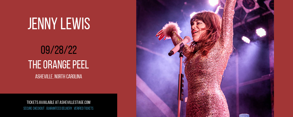 Jenny Lewis at The Orange Peel tickets Jenny Lewis at The Orange Peel
